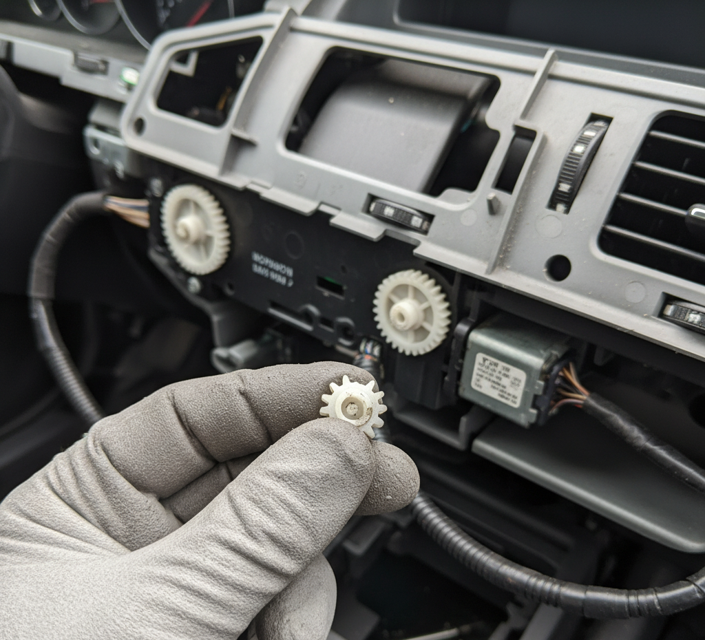 engrenage de volet cassé