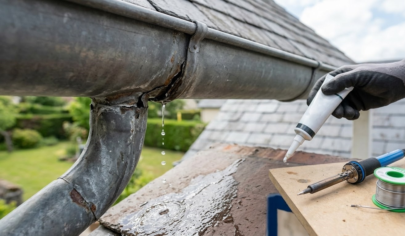 fuite naissance gouttière