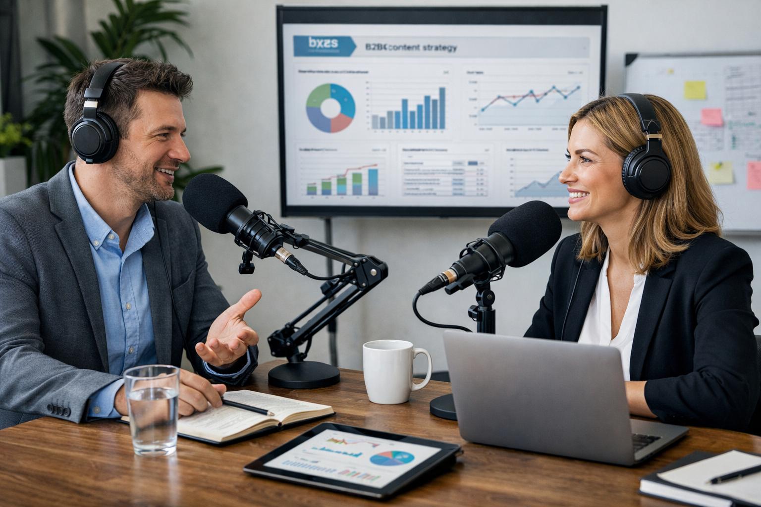 podcast pour stratégie de contenu B2B