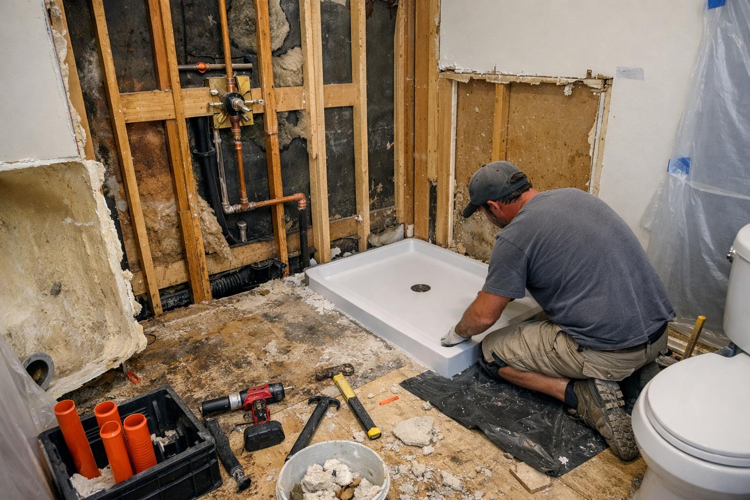 remplacer la baignoire par une douche